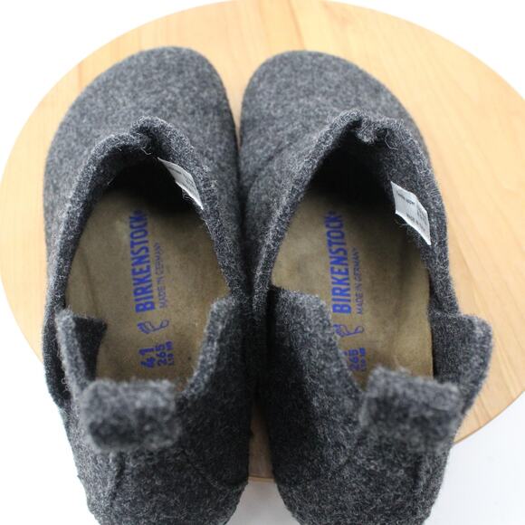 Birkenstock Shoes Mens 8 Andermatt Slipper Boot Anthracite Wool Felt Gray Italy - Picture 10 of 14